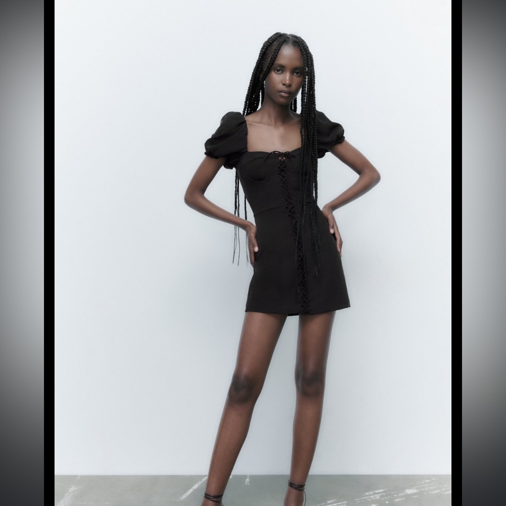 NEVER WORN NEW -  ZARA MINI CORSET DRESS